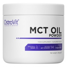 OstroVit MCT Oil pulbere 200 grame Beneficii MCT Oil: ajuta la slabit si arderea garsimilor, ajuta in cazul de dietă ketogenică,