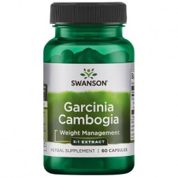 Garcinia Cambogia Extract 80mg 60 Capsule, Swanson Garcinia Cambogia beneficii: contribuie la buna functionare a circulatiei ven